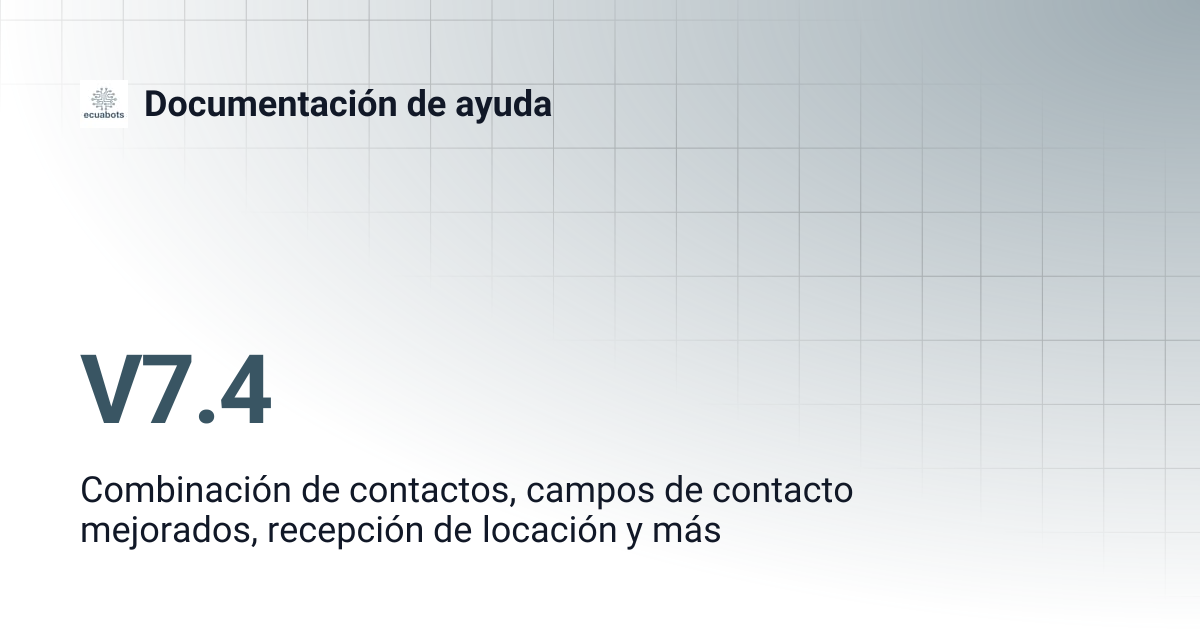 V7.4 | Documentación de ayuda